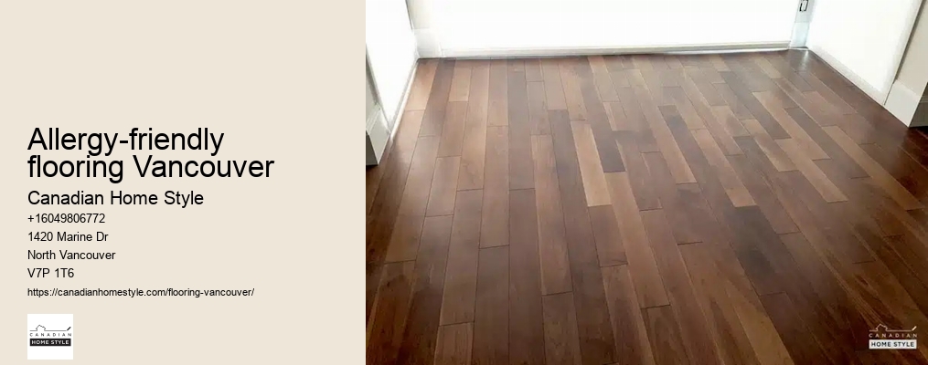 Allergy-friendly flooring Vancouver