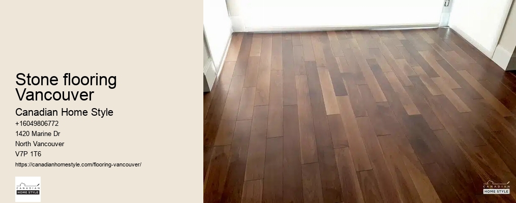 Custom vinyl plank flooring Vancouver