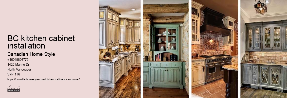 BC kitchen cabinet installation