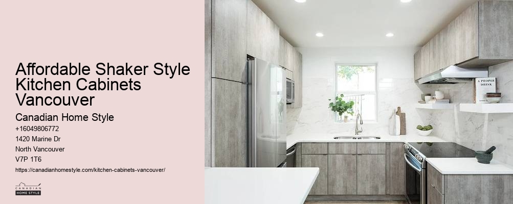 Timeless Kitchen Cabinets Vancouver