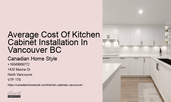 Professional Kitchen Cabinet Renovations Vancouver