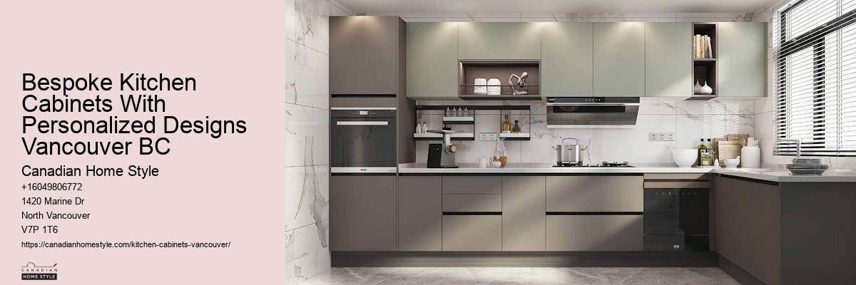 Kitchen Cabinet Showroom With Custom Options Vancouver BC