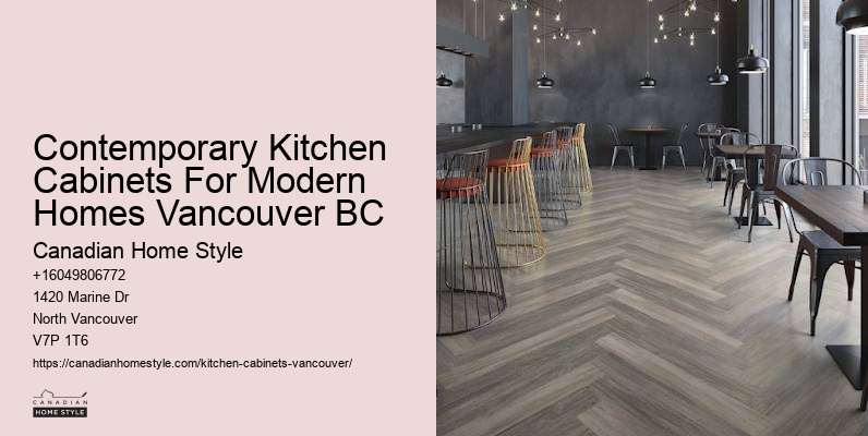 Cherry kitchen cabinets Vancouver
