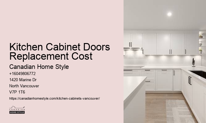 Modern kitchen cabinet drawer fronts Vancouver BC