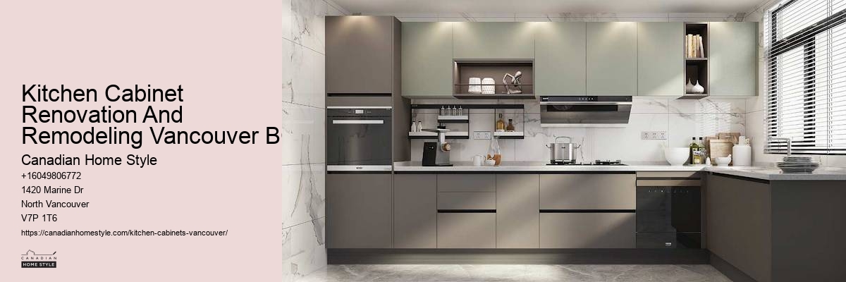 Red kitchen cabinets Vancouver