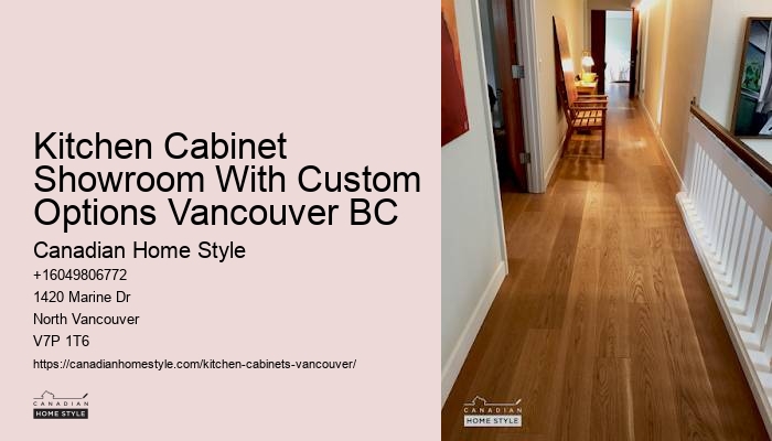 Custom kitchen cabinet shelves Vancouver BC