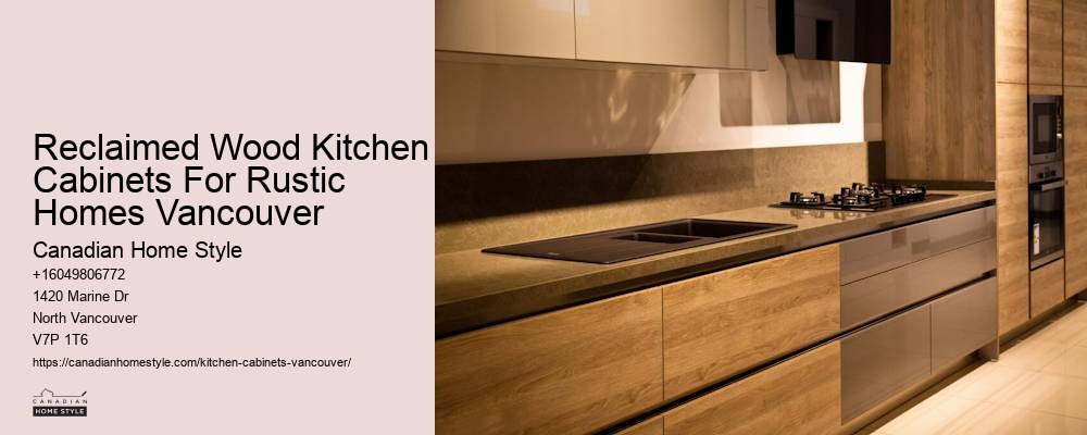 Kitchen cabinet design consultations Vancouver