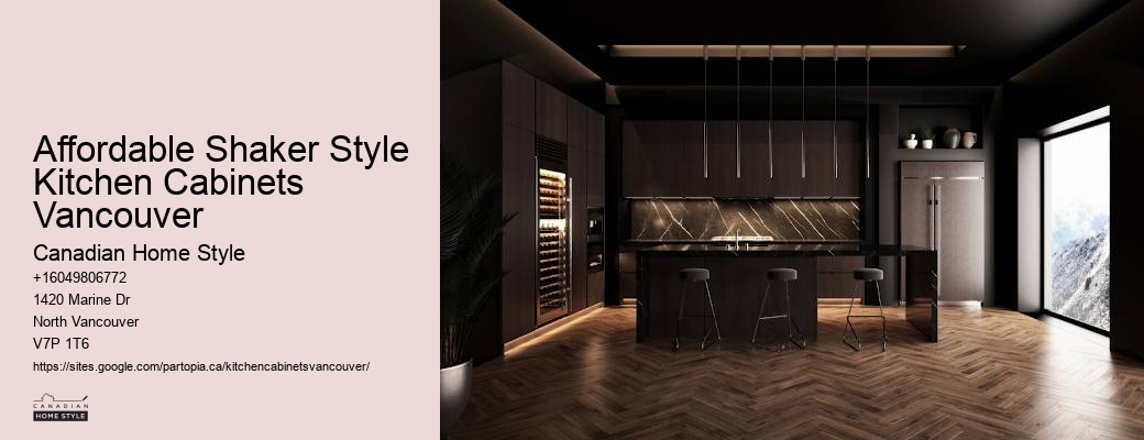 Custom kitchen cabinet pricing Vancouver