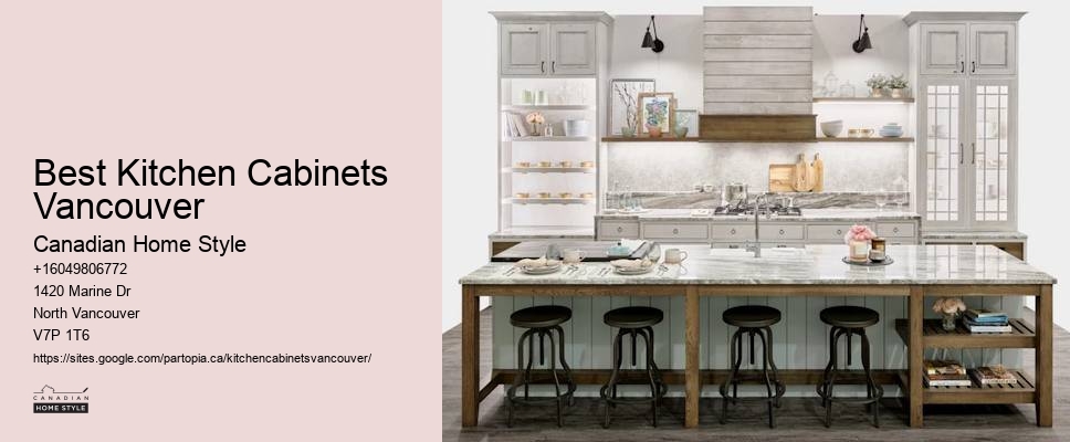 Custom kitchen cabinet shelves Vancouver BC