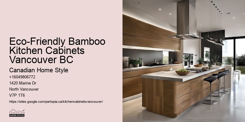Eco-Friendly Bamboo Kitchen Cabinets Vancouver BC