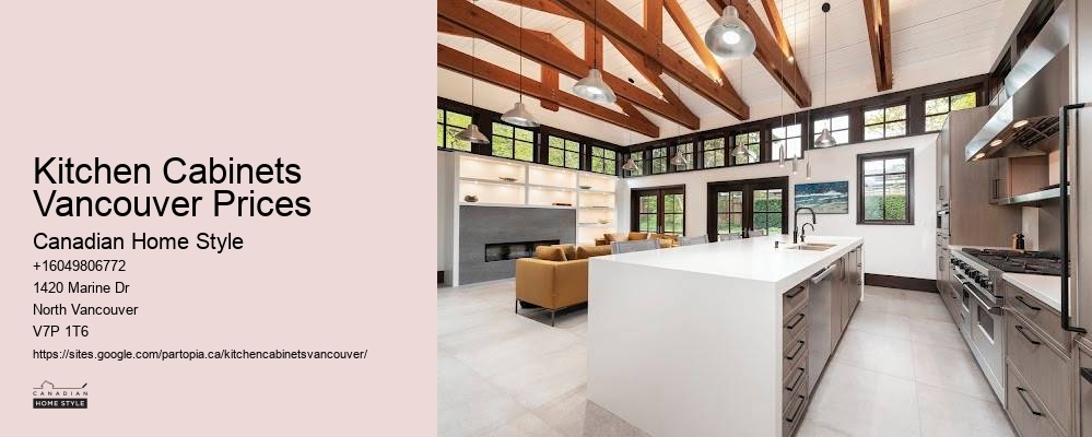 Two-tone kitchen cabinet designs Vancouver