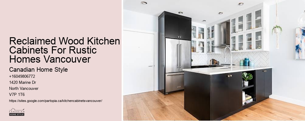 Birch kitchen cabinets Vancouver