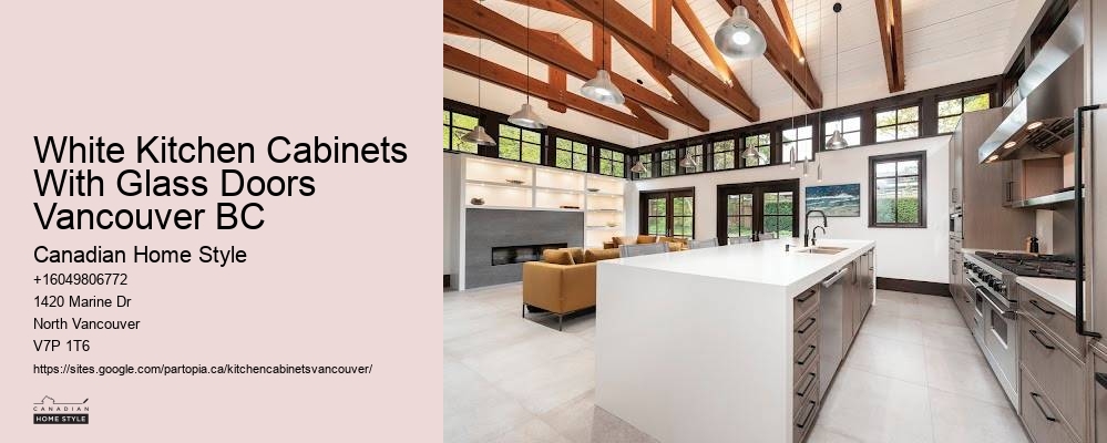 White shaker kitchen cabinets Vancouver