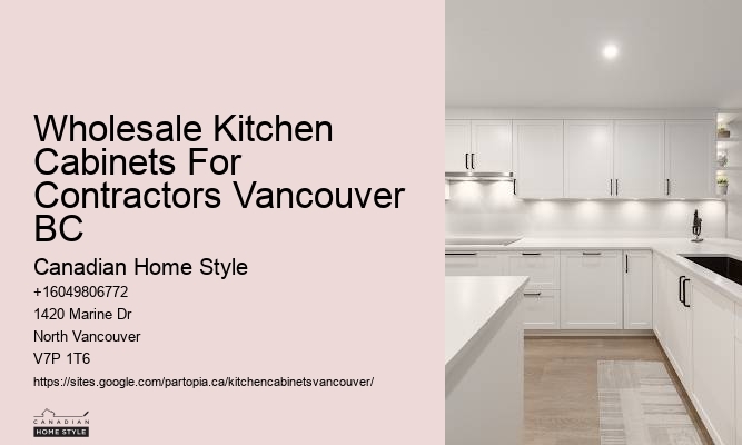 Full-custom kitchen cabinets Vancouver