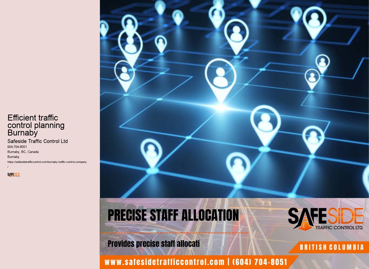 Personalized traffic management resources Burnaby