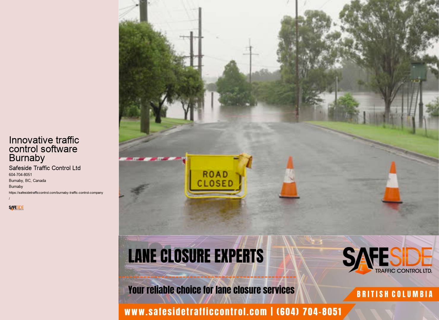 24/7 traffic management support Burnaby