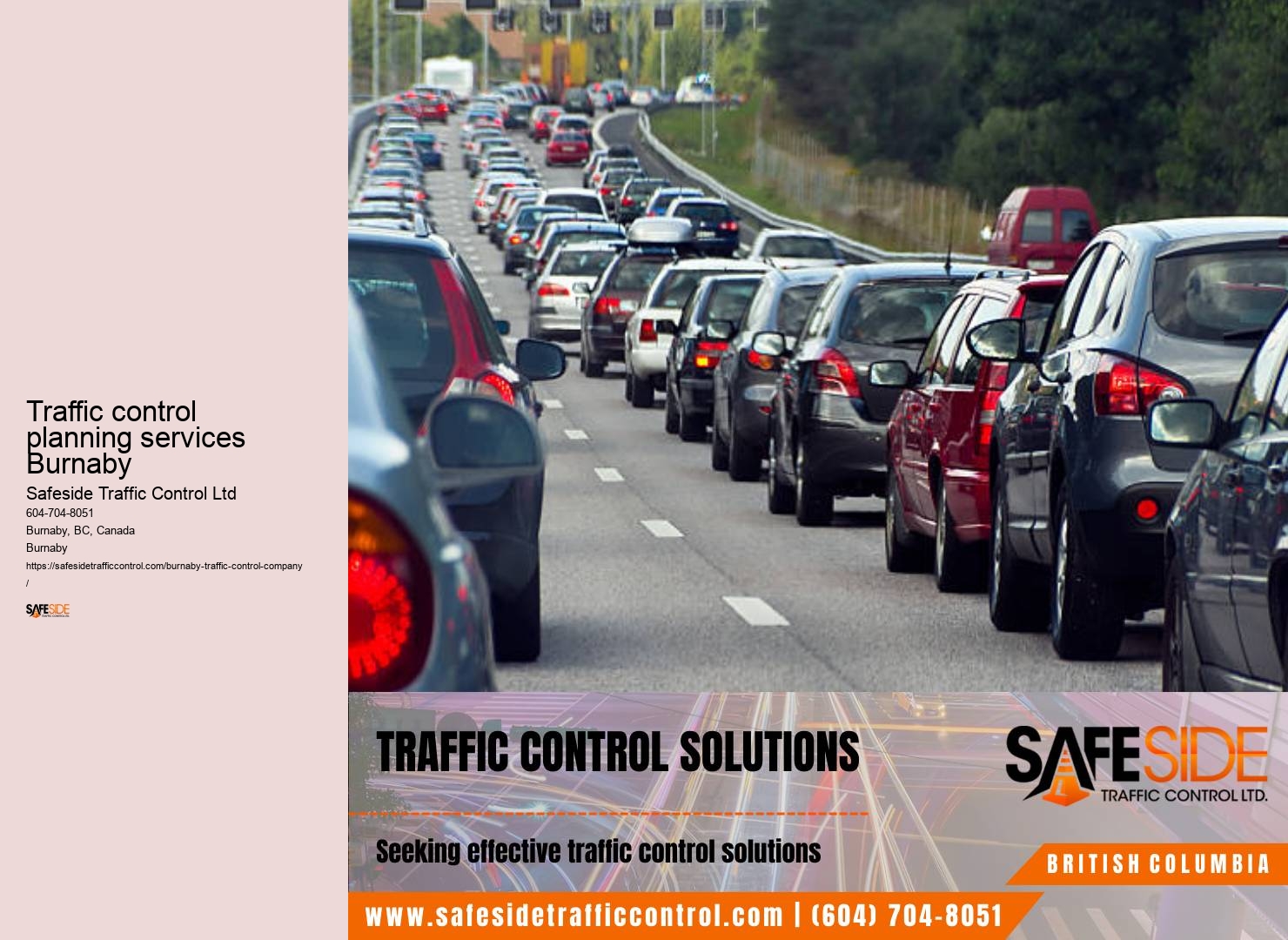 Trained traffic control personnel Burnaby