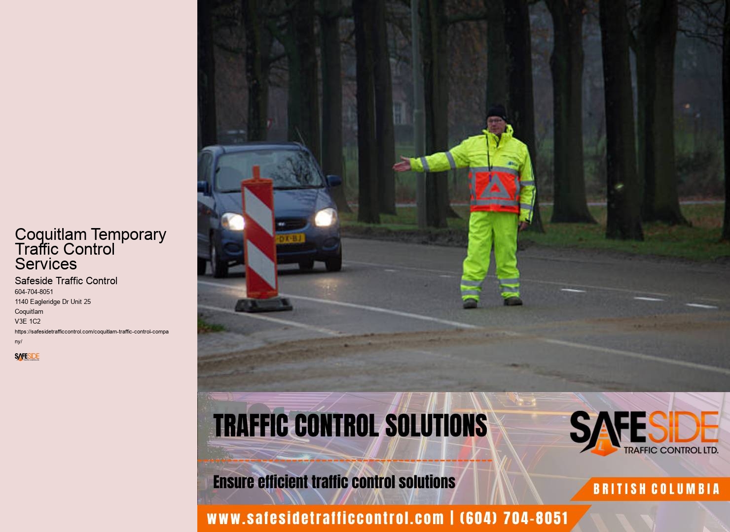 Affordable Road Traffic Control Coquitlam Temporary Traffic Control Services