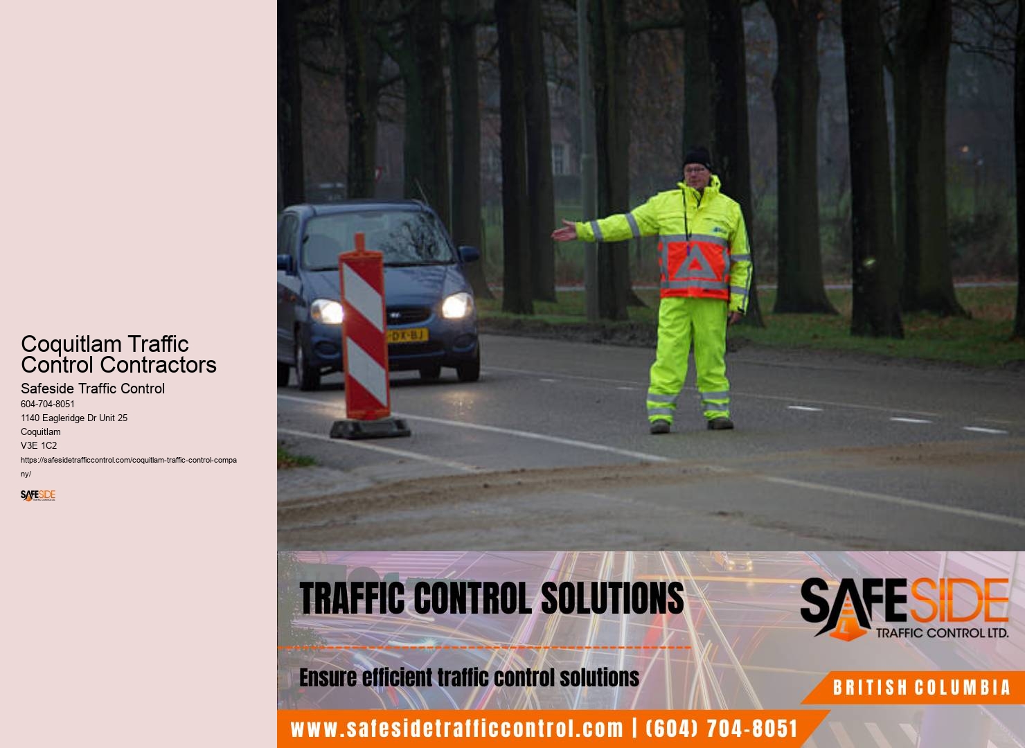 Coquitlam Traffic Control Contractors Traffic Signage Rental