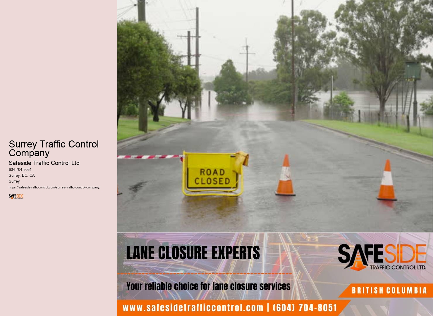 Dynamic traffic control Surrey
