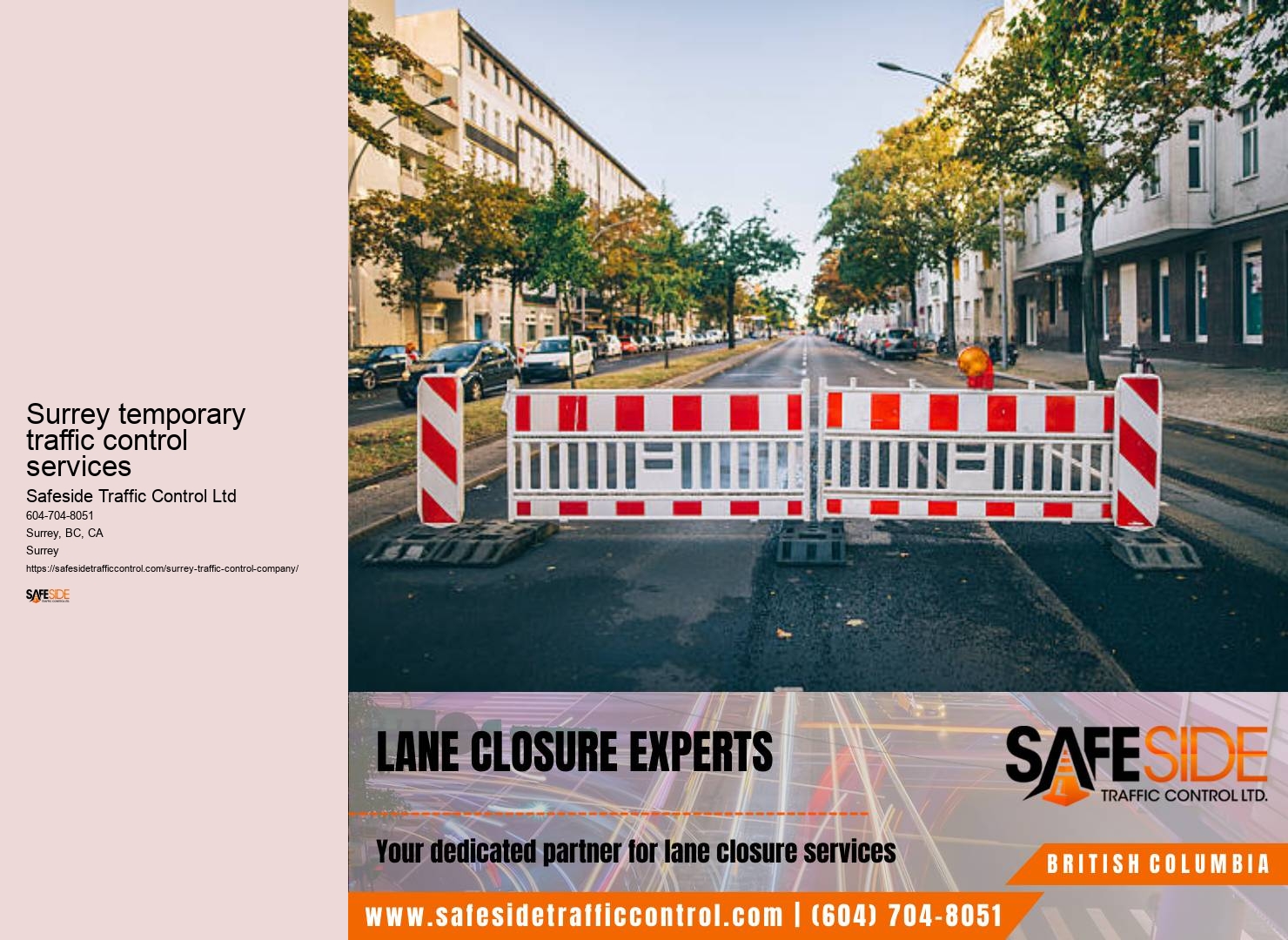 Traffic control company Surrey