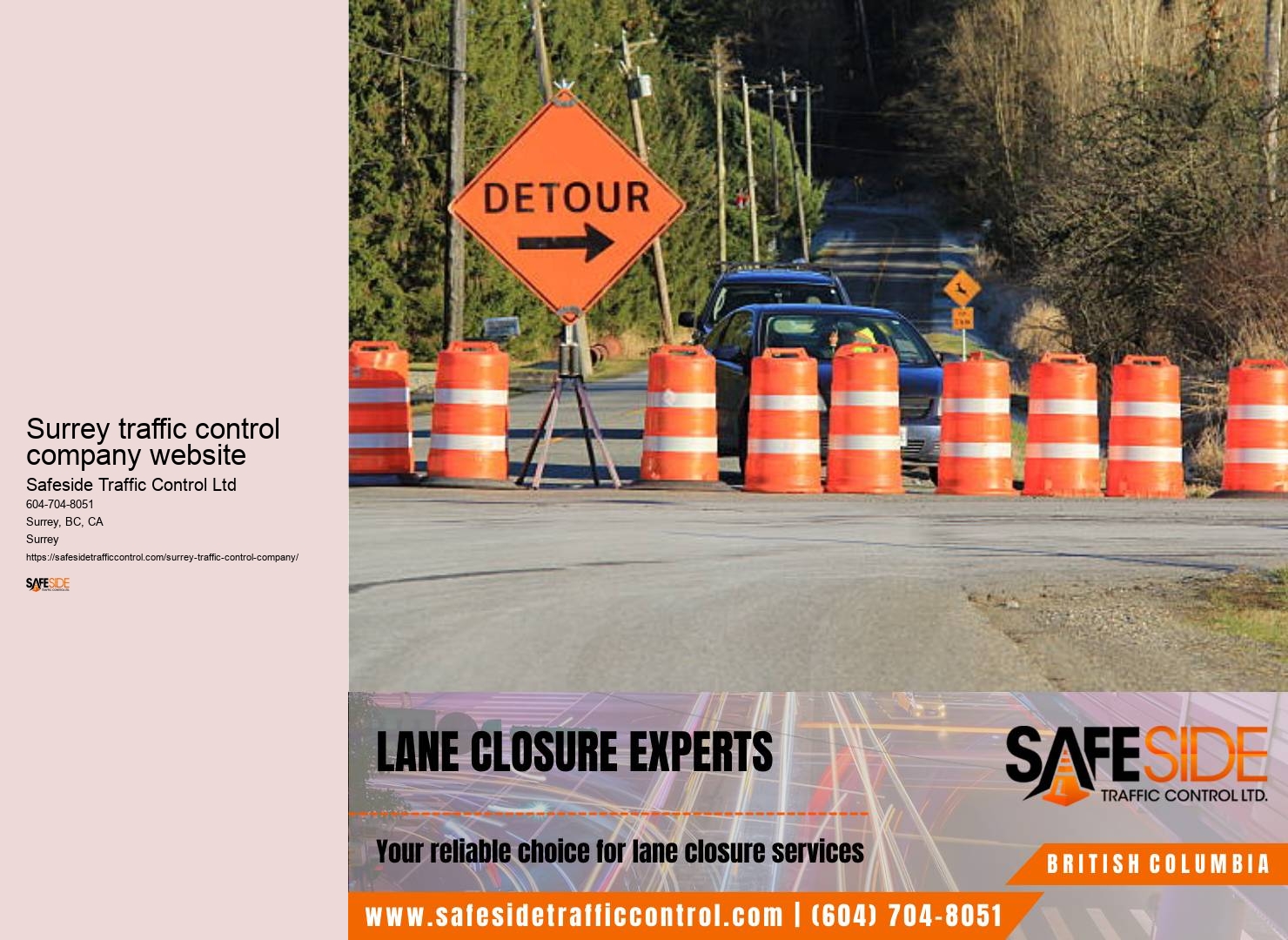 Traffic control company Surrey