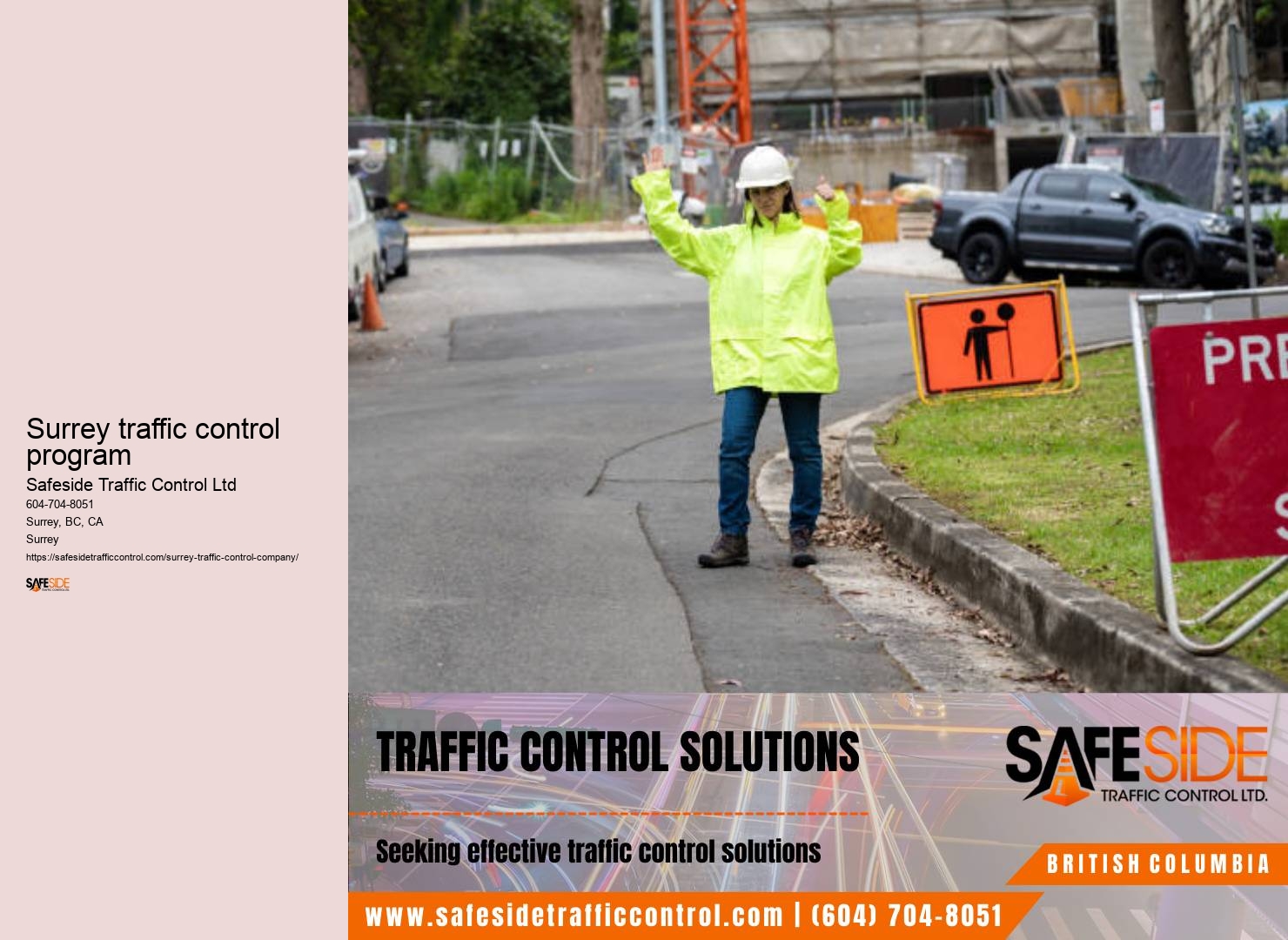 Surrey traffic coordination management