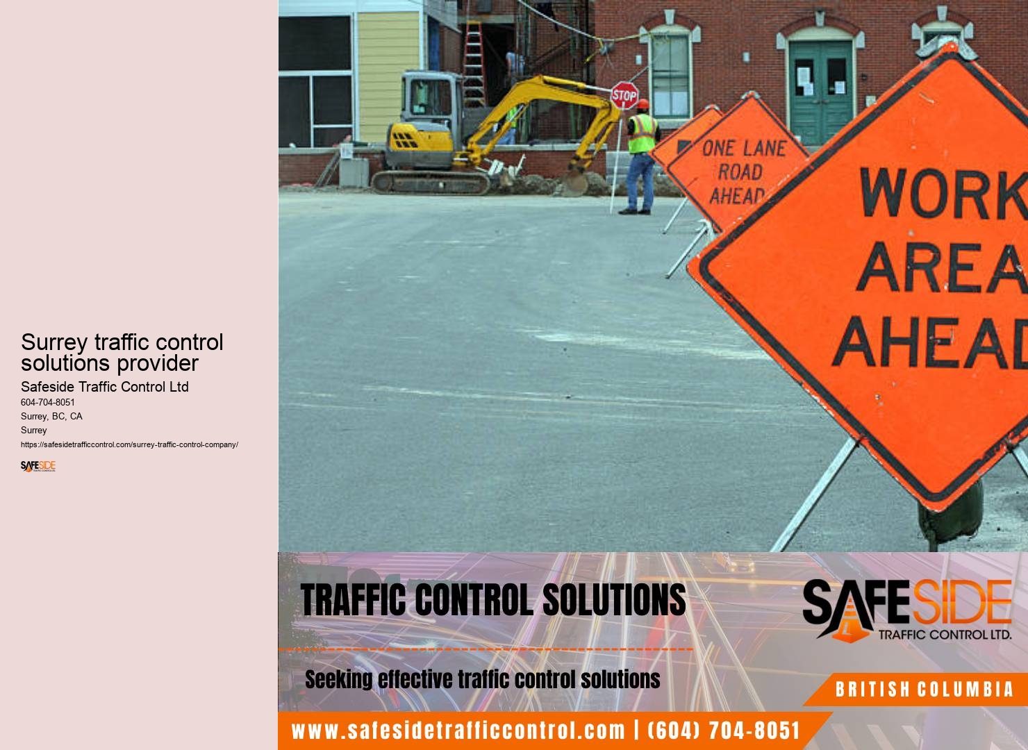 Lane closure services Surrey