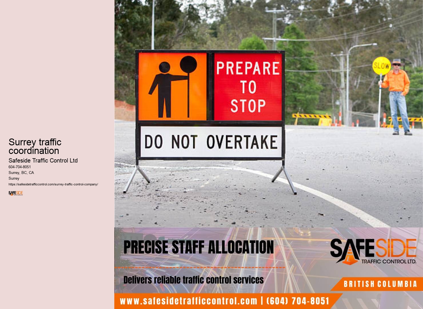 Surrey lane closures management