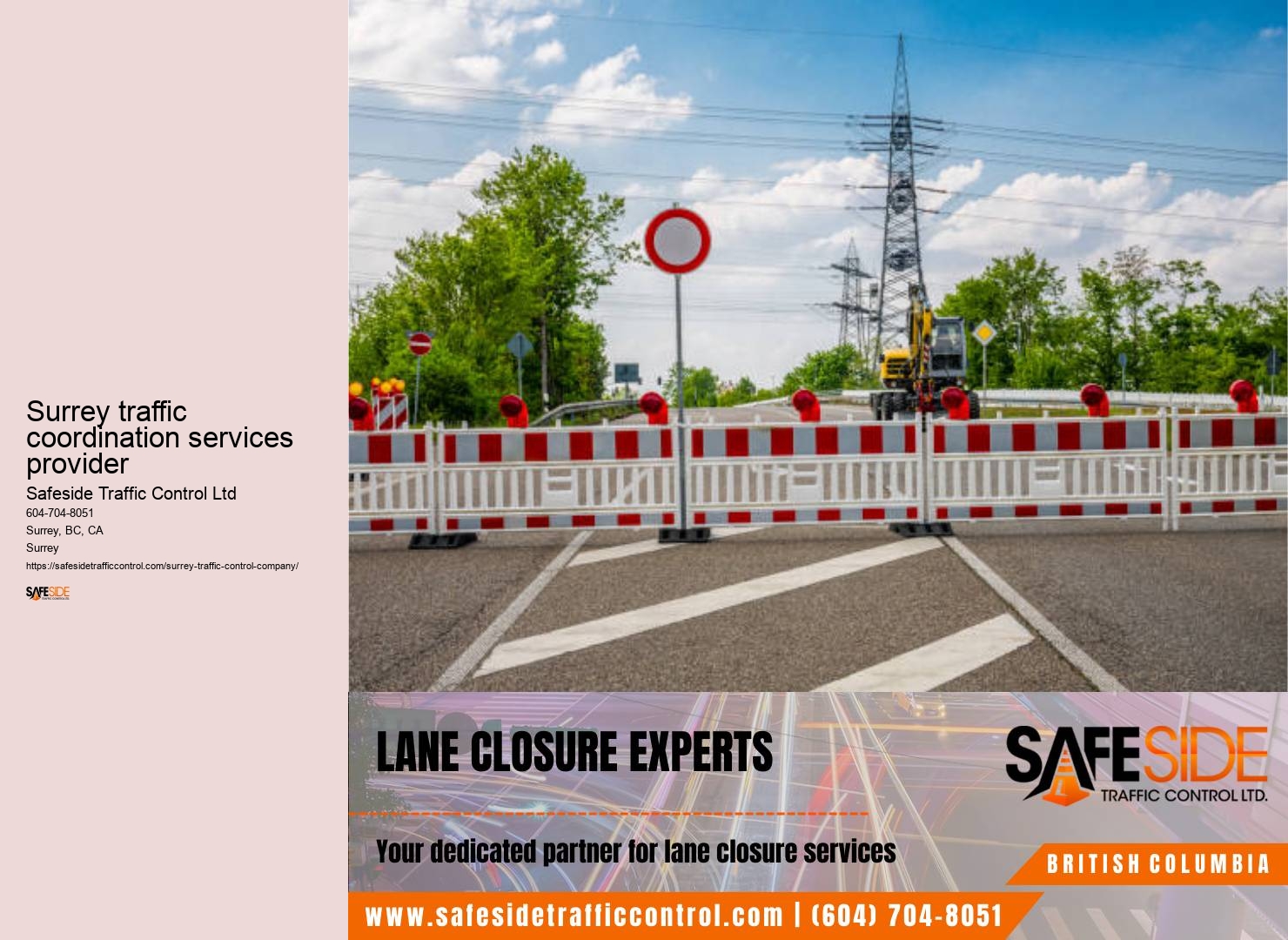 Traffic control algorithm effectiveness Surrey
