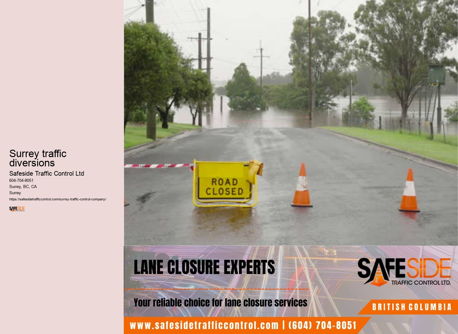 Surrey traffic management equipment