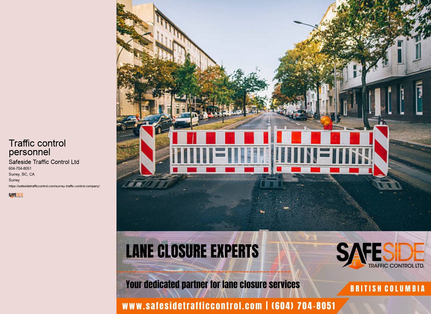 Surrey traffic control fines
