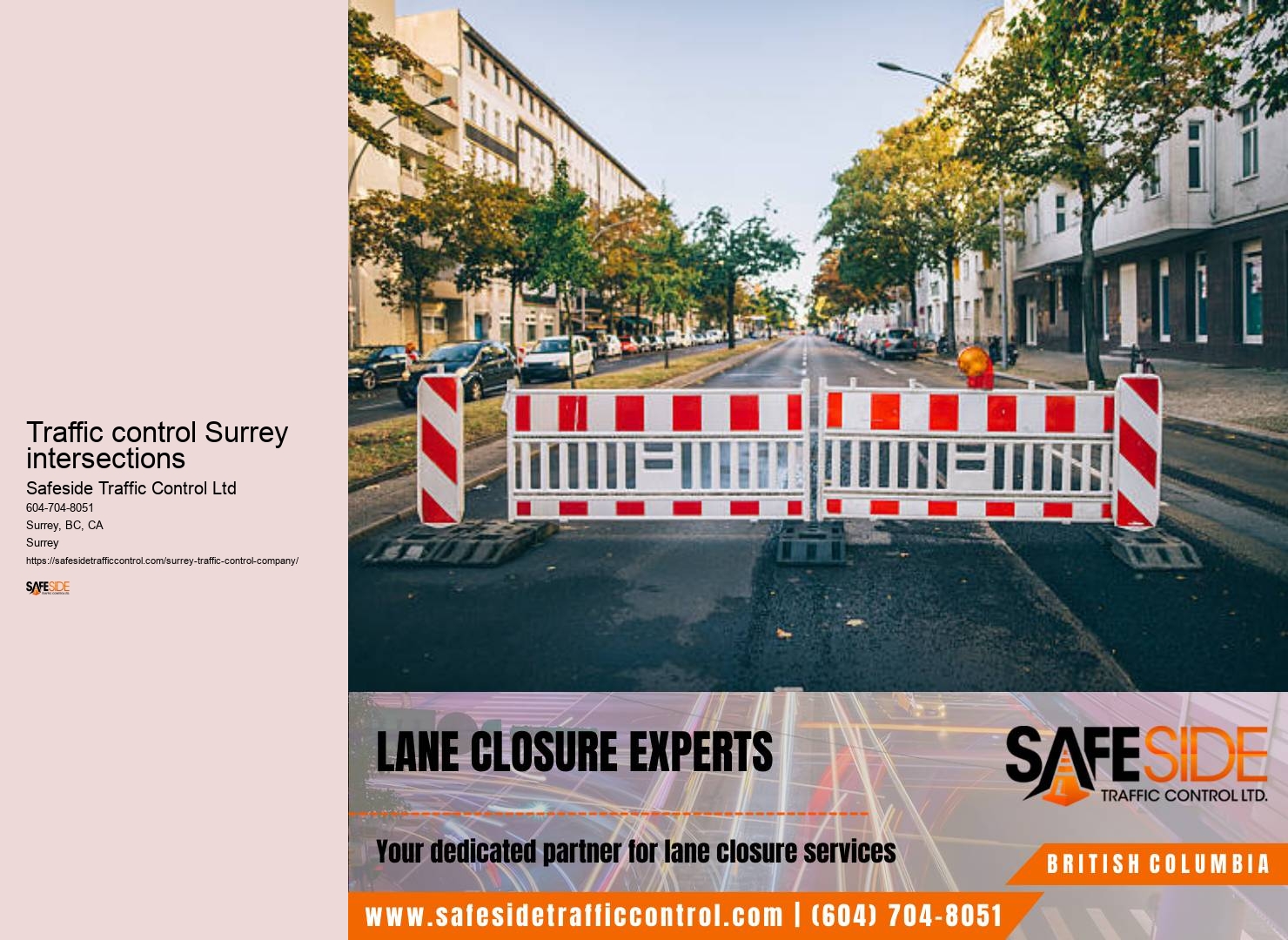 Surrey traffic control algorithm upgrades