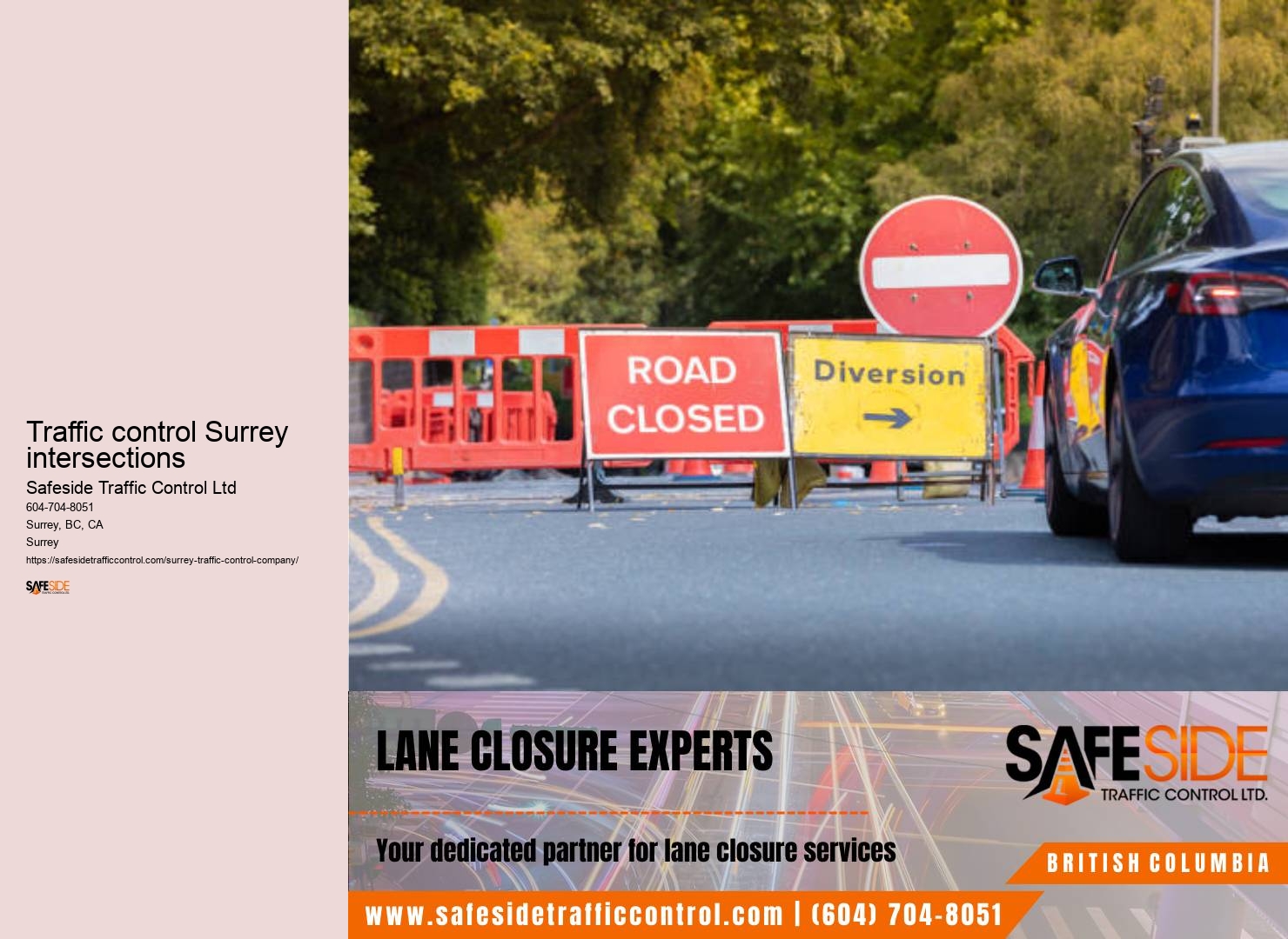 Surrey traffic control policy