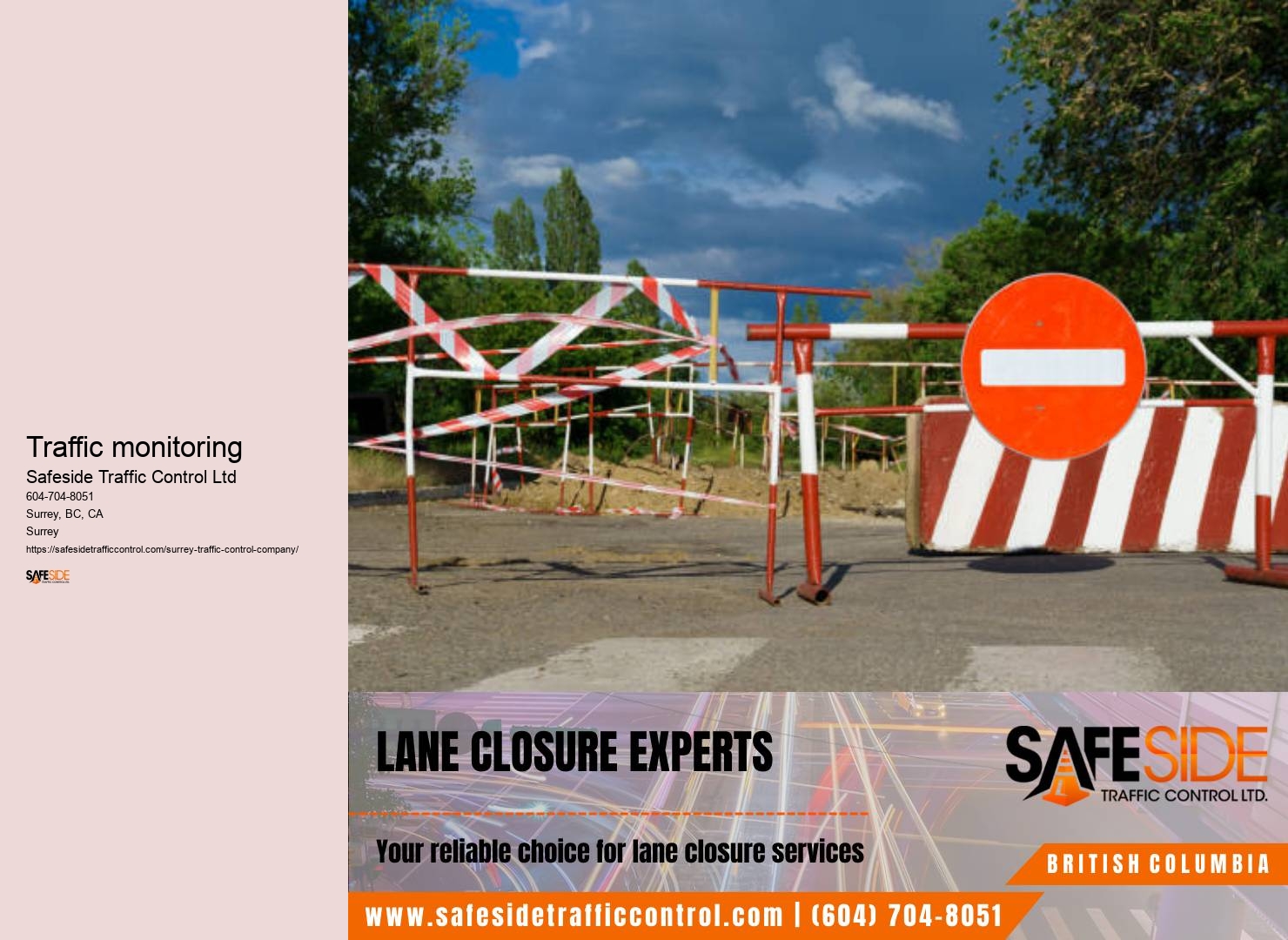 Traffic flow optimization Surrey