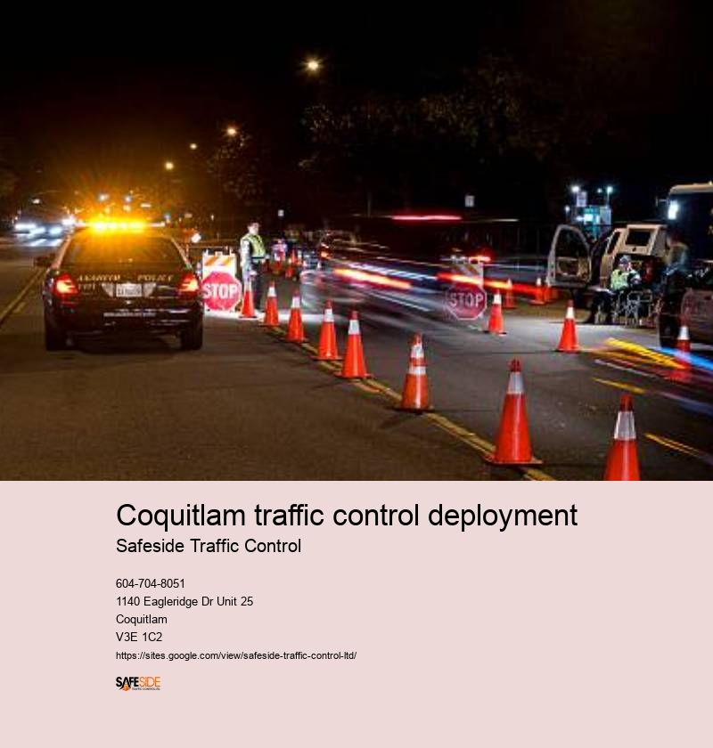 Coquitlam road construction flagging solution deployment