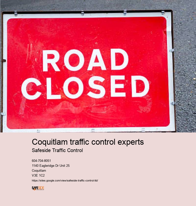 Responsive road construction flagging Coquitlam