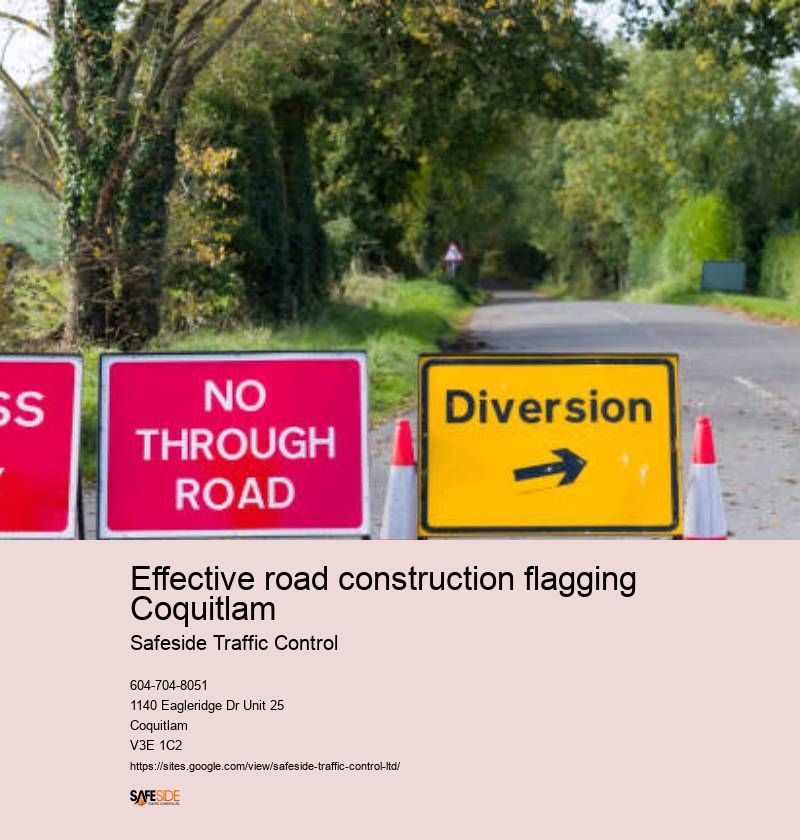 Experienced road work flagging Coquitlam