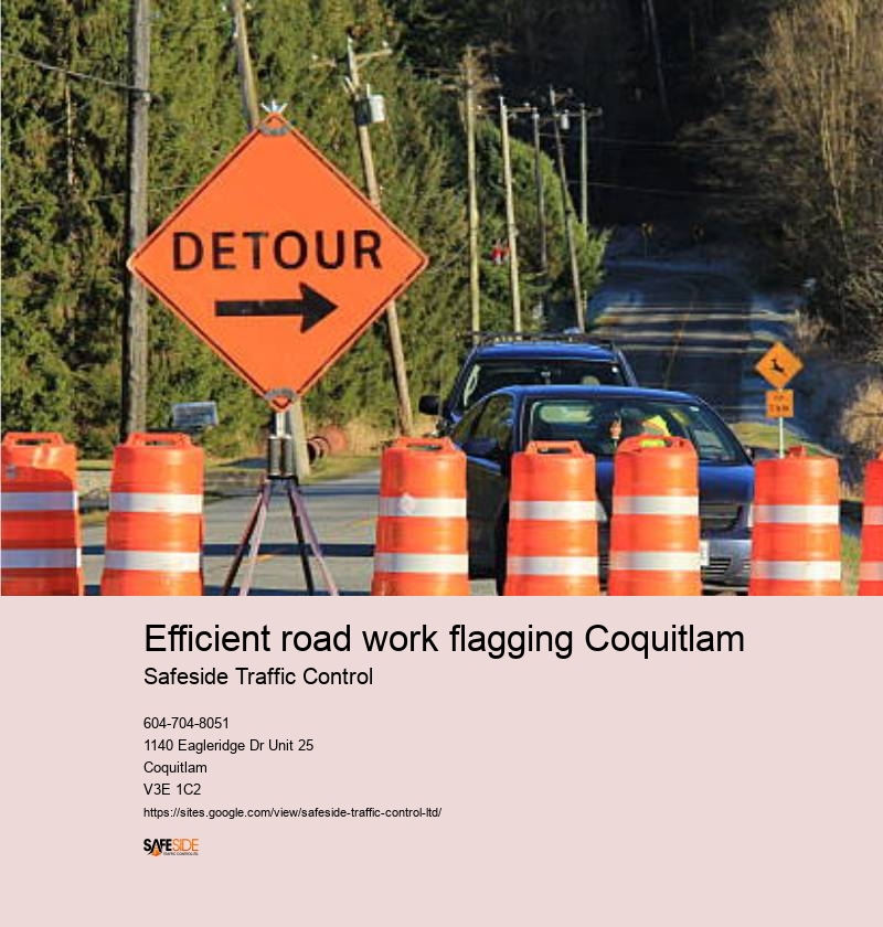 Coquitlam construction site traffic control flagger certification training
