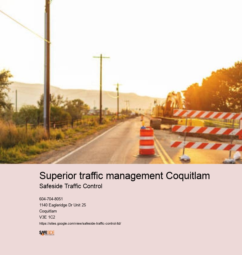 Traffic control job in Coquitlam