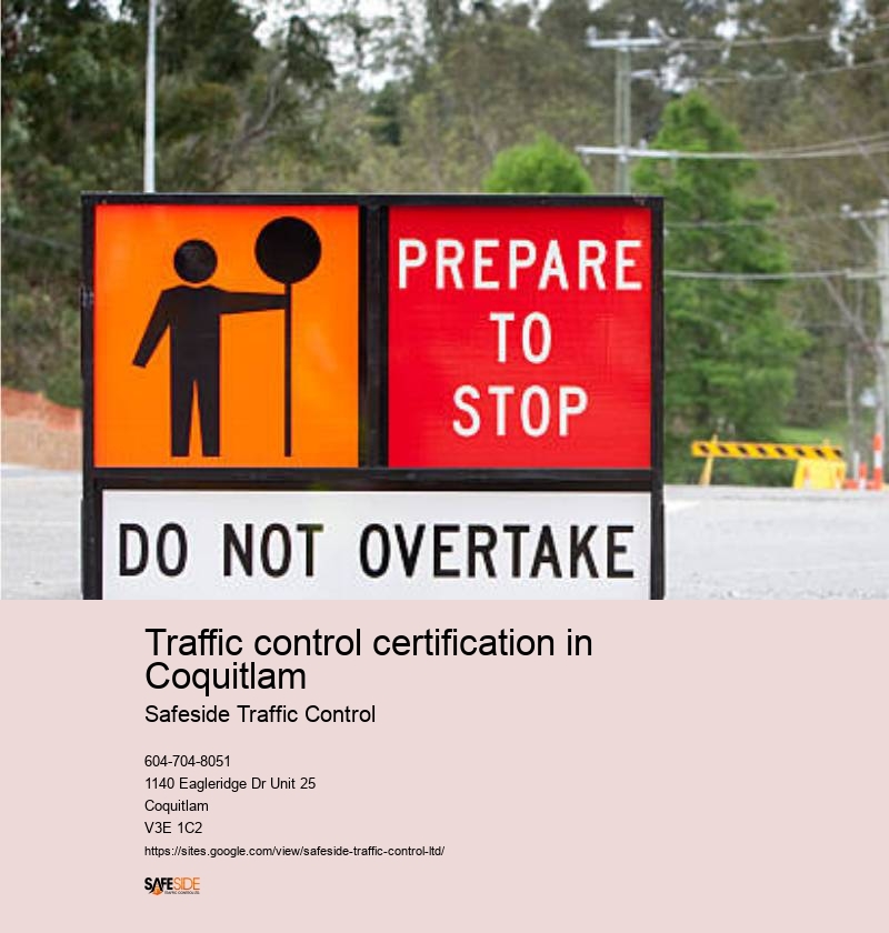 Comprehensive road work flagging Coquitlam