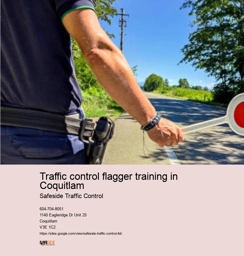 Coquitlam traffic flagger training