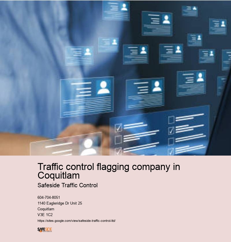 Traffic control flagging company in Coquitlam