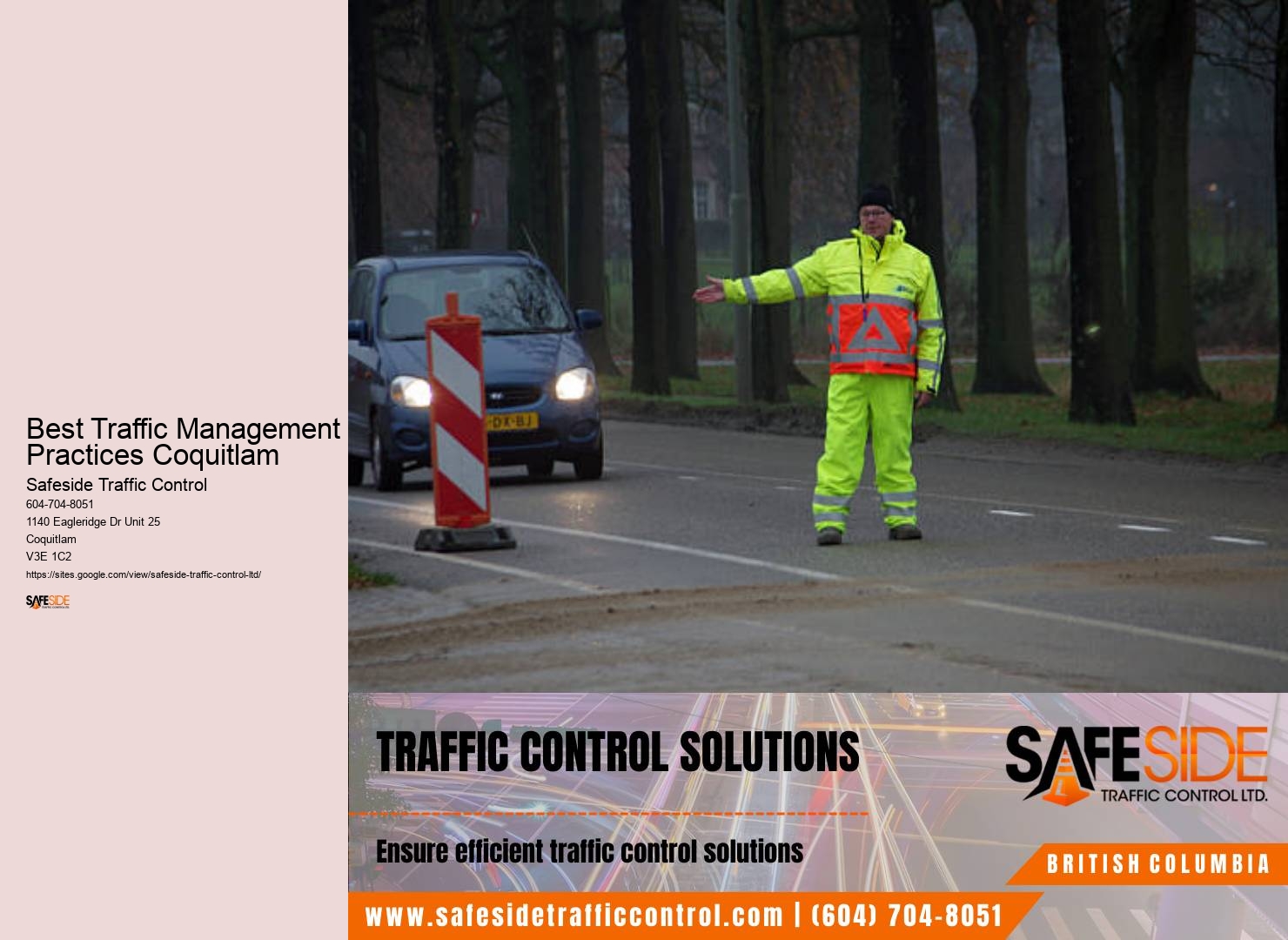 Expert Traffic Planning Best Traffic Management Practices Coquitlam