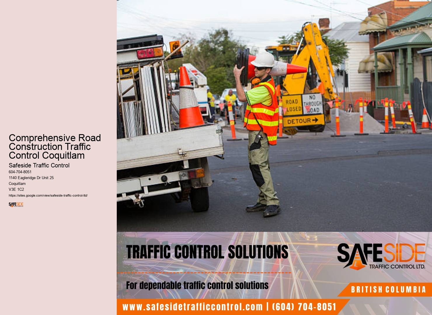 Enhancing Road Safety in Comprehensive Road Construction Traffic Control Coquitlam
