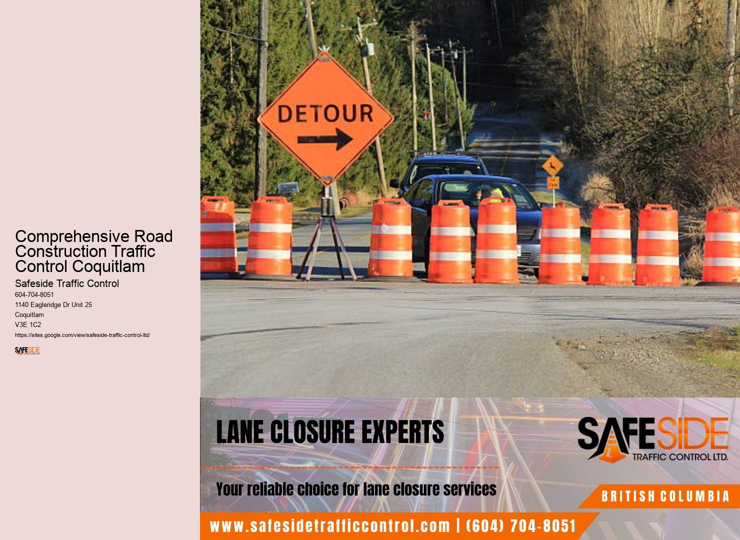 Cutting-edge Traffic Management Solutions in Comprehensive Road Construction Traffic Control Coquitlam