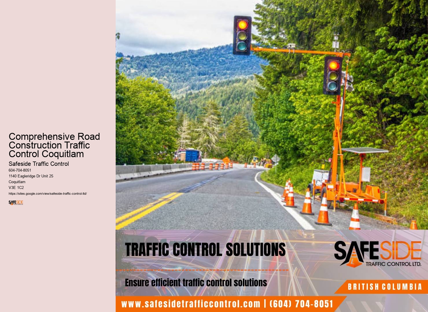 Expert Event Traffic Monitoring Comprehensive Road Construction Traffic Control Coquitlam