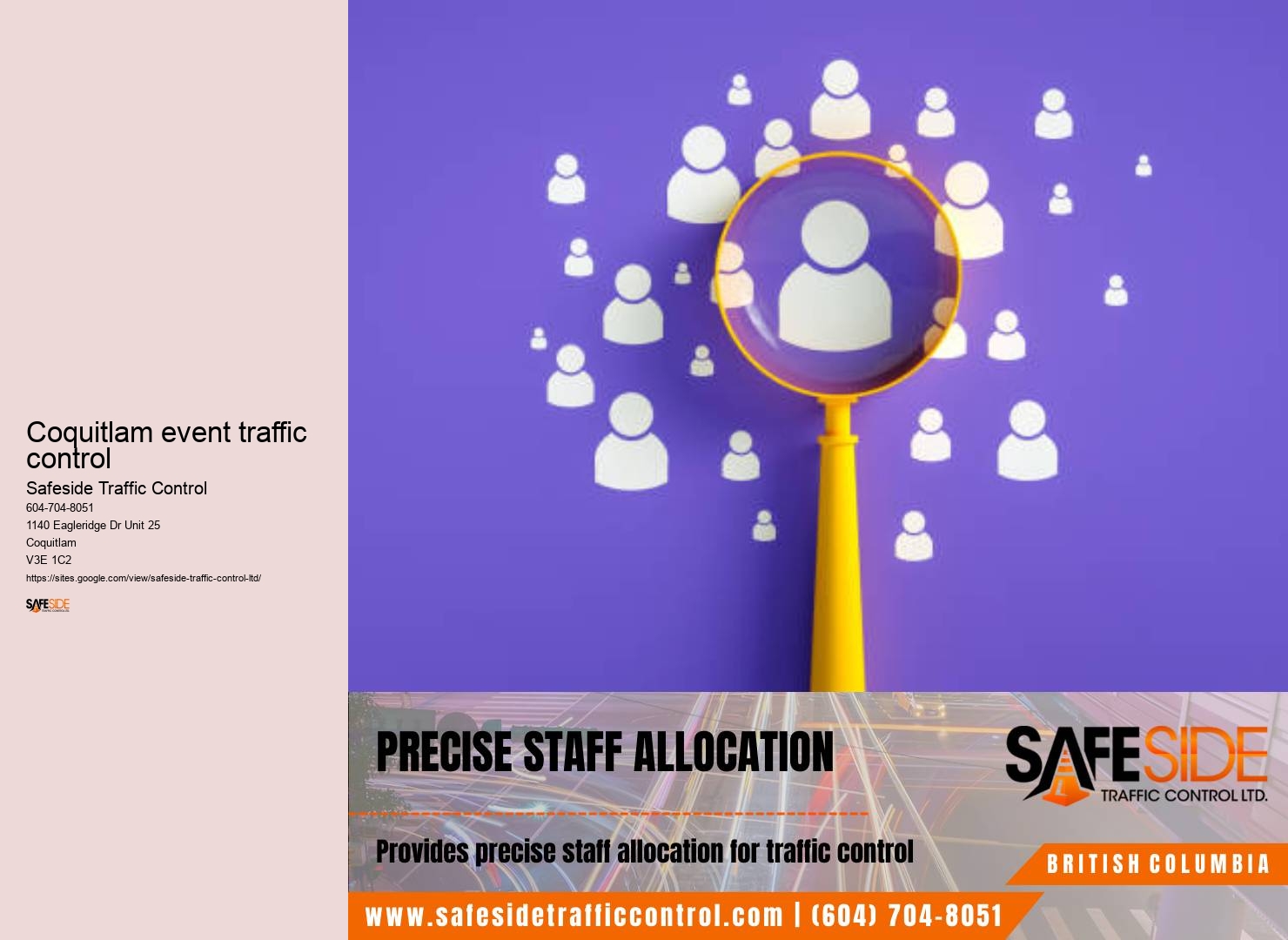 Advanced Event Traffic Solutions Coquitlam event traffic control