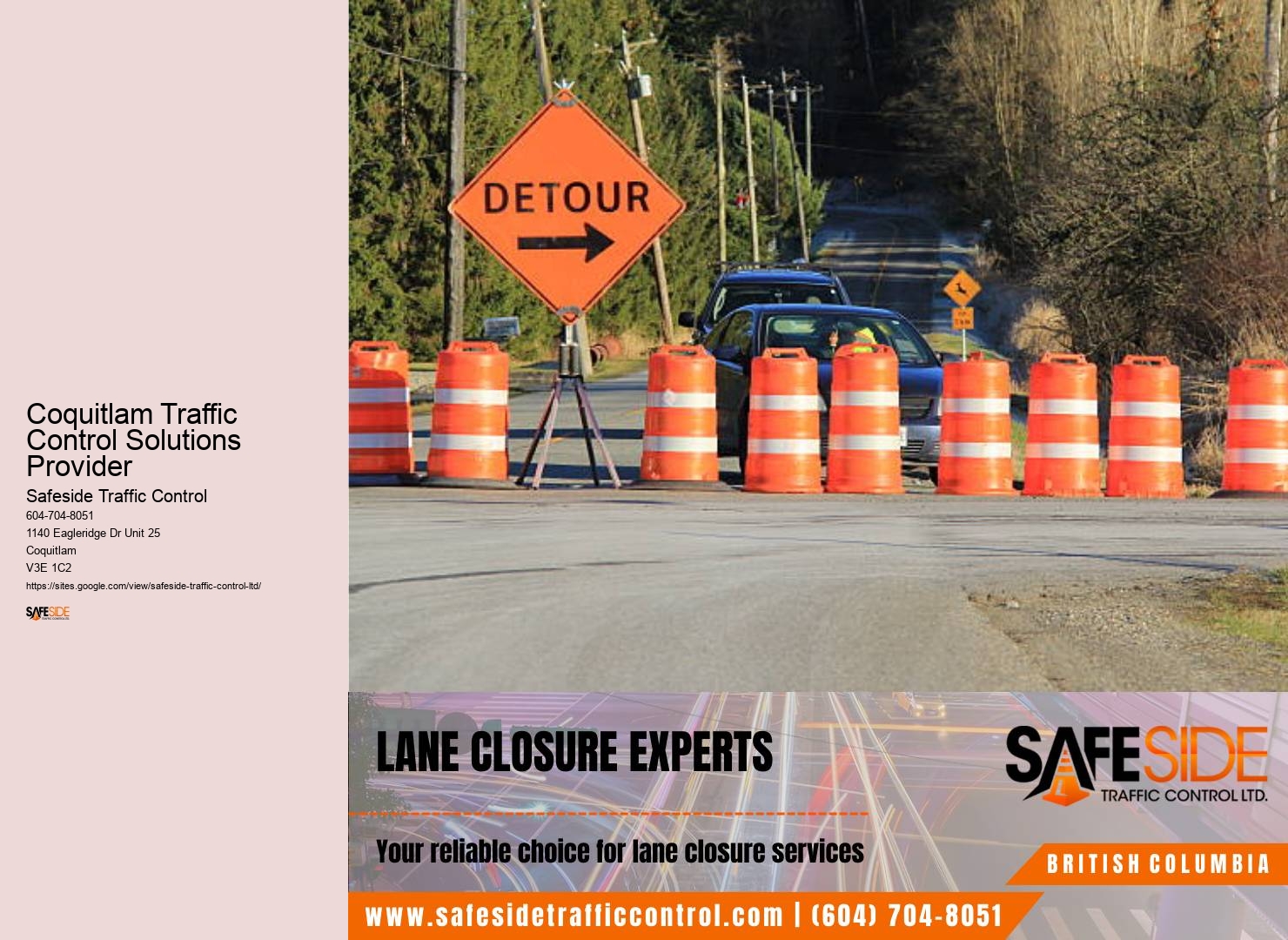 Road Construction Traffic Control Coquitlam Traffic Control Solutions Provider
