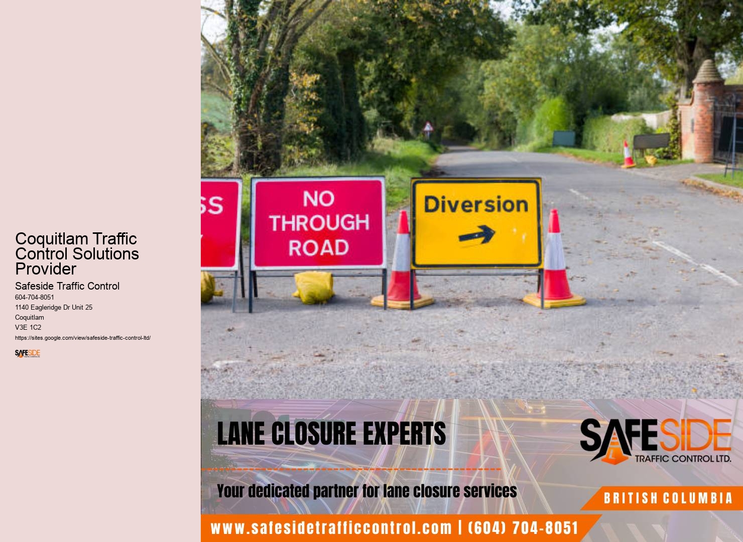 Innovative Traffic Management Solutions Coquitlam Traffic Control Solutions Provider